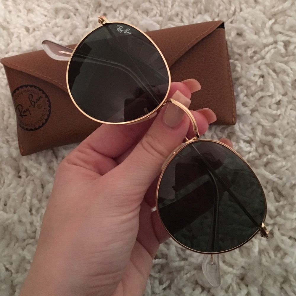 Ray Ban Round Metal Sunglasses